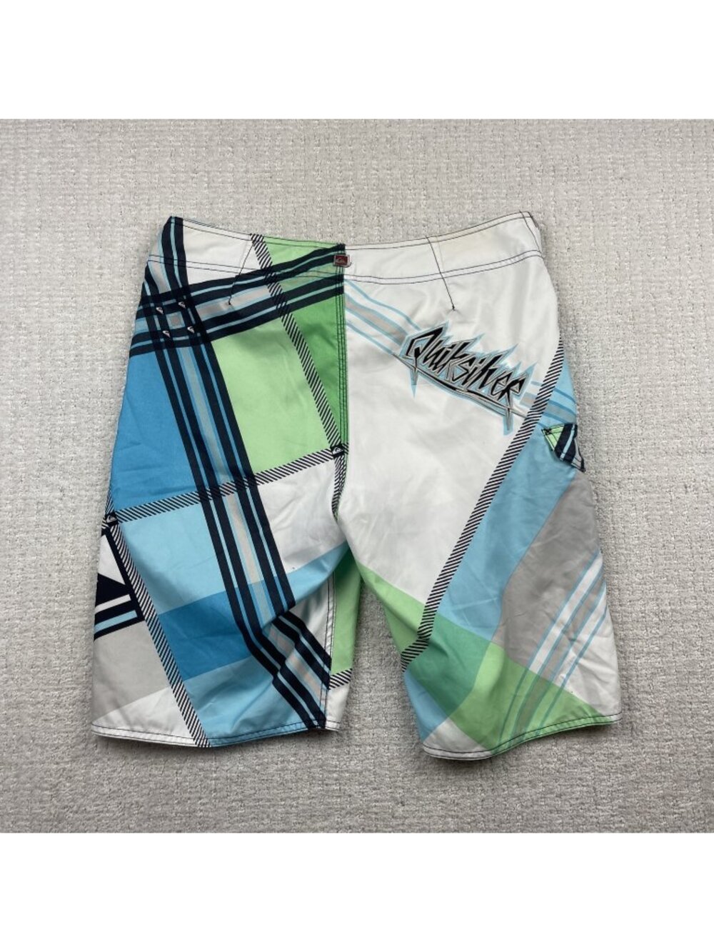 Y2K Quiksilver Boardshorts Men’s Size 34 Surf Swim Beach Shorts Grunge Beach**